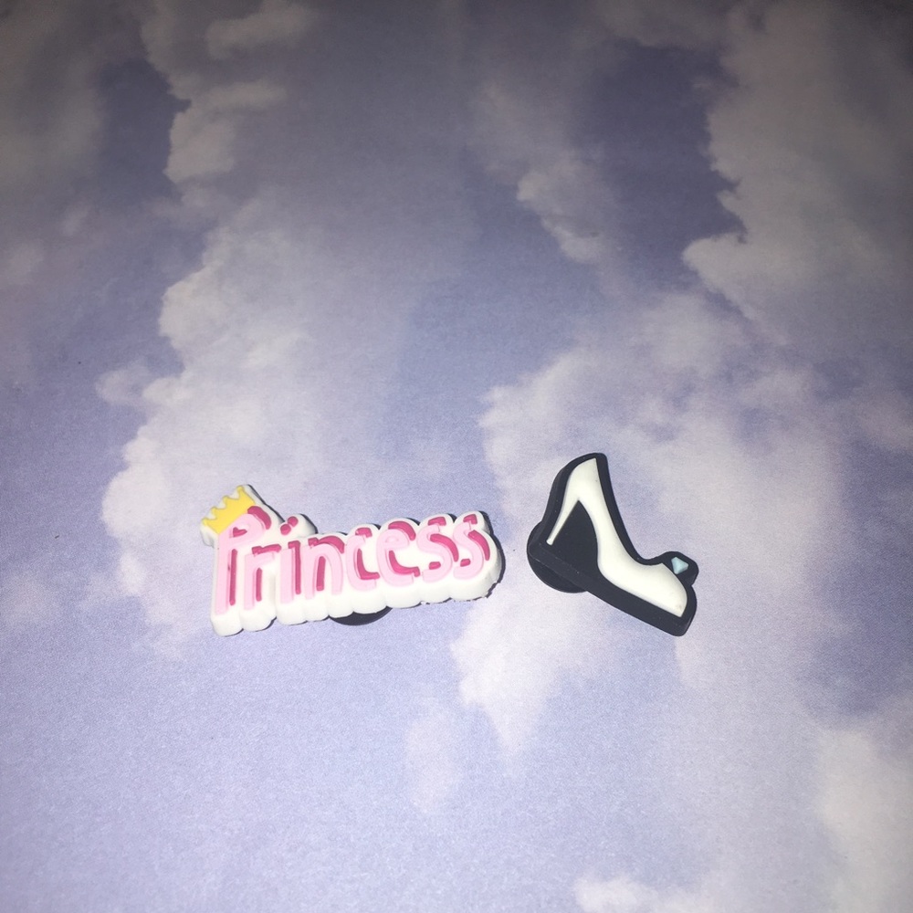 Princess and Heel 2 Piece Shoe Charms - Decoration - Shoe Accesories